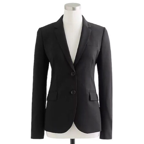 J. Crew 1035 Two button Jacket in Stretch Wool - Picture 4 of 4